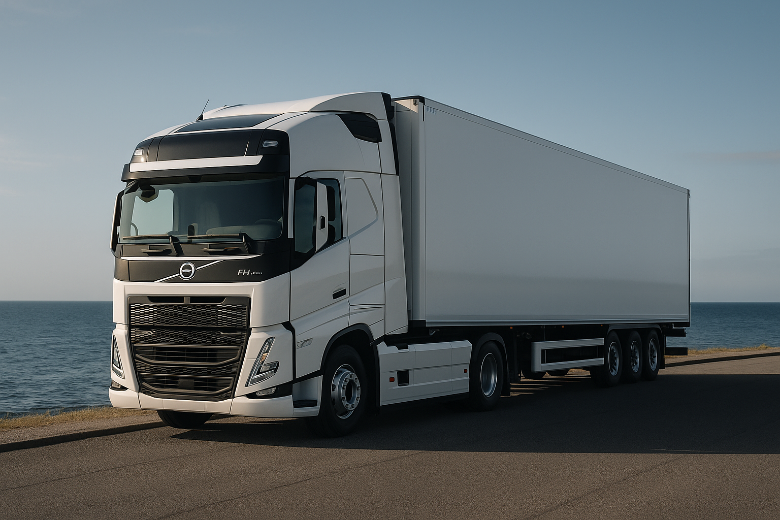 Slika prikazuje kamion Volvo Vodovnik Transport